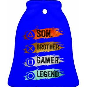 Gaming Gifts For Teenage 816 Year Old Gamer Ceramic Bell Ornament