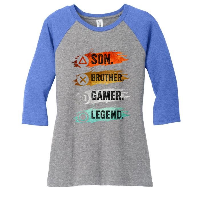 Gaming Gifts For Teenage 816 Year Old Gamer Women's Tri-Blend 3/4-Sleeve Raglan Shirt