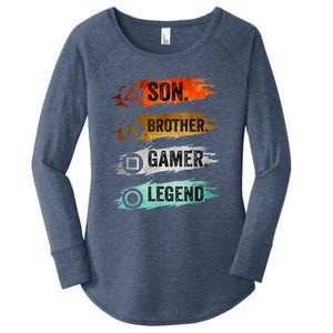 Gaming Gifts For Teenage 816 Year Old Gamer Women's Perfect Tri Tunic Long Sleeve Shirt