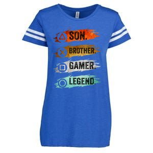 Gaming Gifts For Teenage 816 Year Old Gamer Enza Ladies Jersey Football T-Shirt