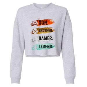 Gaming Gifts For Teenage 816 Year Old Gamer Cropped Pullover Crew