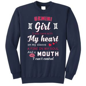 Gemini Girl Funny Quote With Zodiac Sign Birthday Gift Sweatshirt