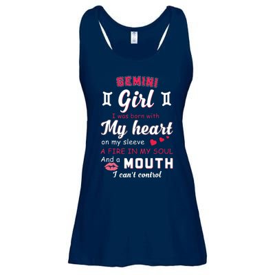 Gemini Girl Funny Quote With Zodiac Sign Birthday Gift Ladies Essential Flowy Tank