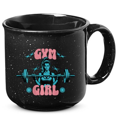 Gym Girl Fitness Workout Gym Wear For Women 15oz Campfire Ceramic Mug