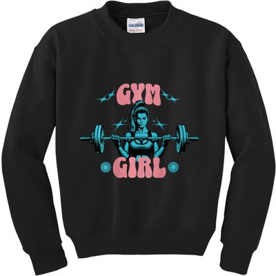 Gym Girl Fitness Workout Gym Wear For Women Kids Sweatshirt