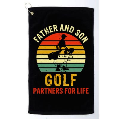 Golf Golfing Father Son Matching Dad Golf Towel