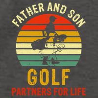 Golf Golfing Father Son Matching Dad Vector Backpack