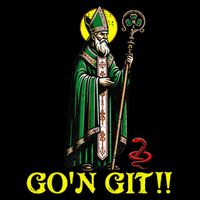 GOn Git Funny St Patricks Day Shamrock St Patty Party Irish Drawstring Bag