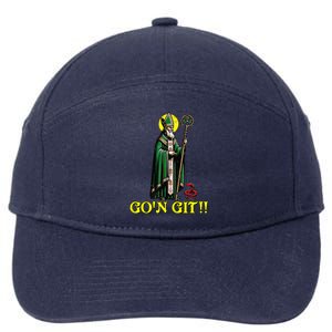 GOn Git Funny St Patricks Day Shamrock St Patty Party Irish 7-Panel Snapback Hat