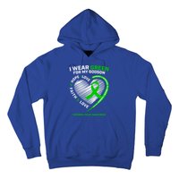 Godmother Godfather Funny Gift I Wear Green Godson Cerebral Palsy Funny Gift Hoodie