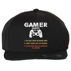 Gaming Gifts For Teenage Boy 816 Year Old Gamer Wool Snapback Cap