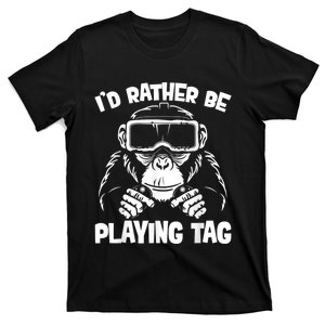 Gorilla Gaming Funny Vr Gamer Meme T-Shirt