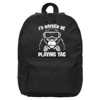 Gorilla Gaming Funny Vr Gamer Meme 16 in Basic Backpack