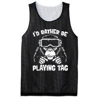 Gorilla Gaming Funny Vr Gamer Meme Mesh Reversible Basketball Jersey Tank