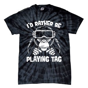 Gorilla Gaming Funny Vr Gamer Meme Tie-Dye T-Shirt