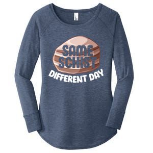 Geologist Geology Funny Same Schist Different Day Cute Gift Women's Perfect Tri Tunic Long Sleeve Shirt