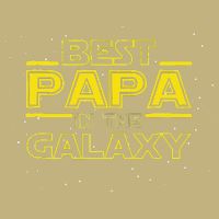 Grandpa Gift For Papa Best Papa In The Galaxy Button