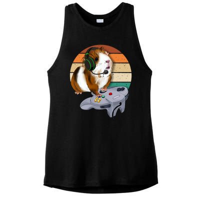 Guinea Gift For Pig Video Game Wildlife Animal Guinea Pig Gamers Ladies PosiCharge Tri-Blend Wicking Tank