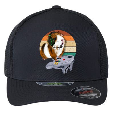 Guinea Gift For Pig Video Game Wildlife Animal Guinea Pig Gamers Flexfit Unipanel Trucker Cap