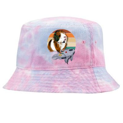 Guinea Gift For Pig Video Game Wildlife Animal Guinea Pig Gamers Tie-Dyed Bucket Hat