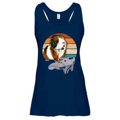 Guinea Gift For Pig Video Game Wildlife Animal Guinea Pig Gamers Ladies Essential Flowy Tank