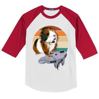 Guinea Gift For Pig Video Game Wildlife Animal Guinea Pig Gamers Kids Colorblock Raglan Jersey