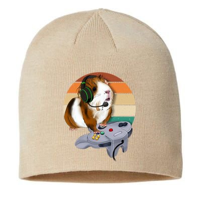 Guinea Gift For Pig Video Game Wildlife Animal Guinea Pig Gamers Sustainable Beanie