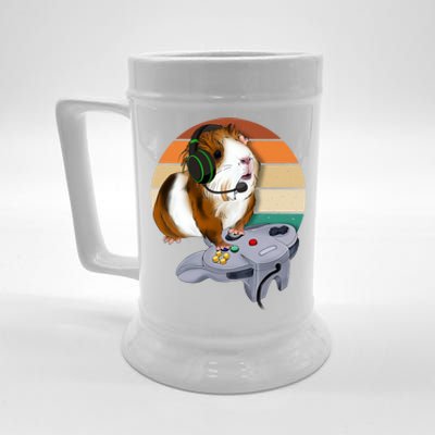 Guinea Gift For Pig Video Game Wildlife Animal Guinea Pig Gamers Beer Stein