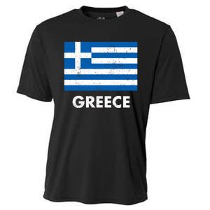 Greek Greece Flag Cool Gift Cooling Performance Crew T-Shirt