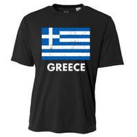 Greek Greece Flag Cool Gift Cooling Performance Crew T-Shirt