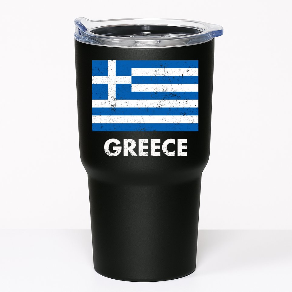 Greek Greece Flag Cool Gift Tumbler