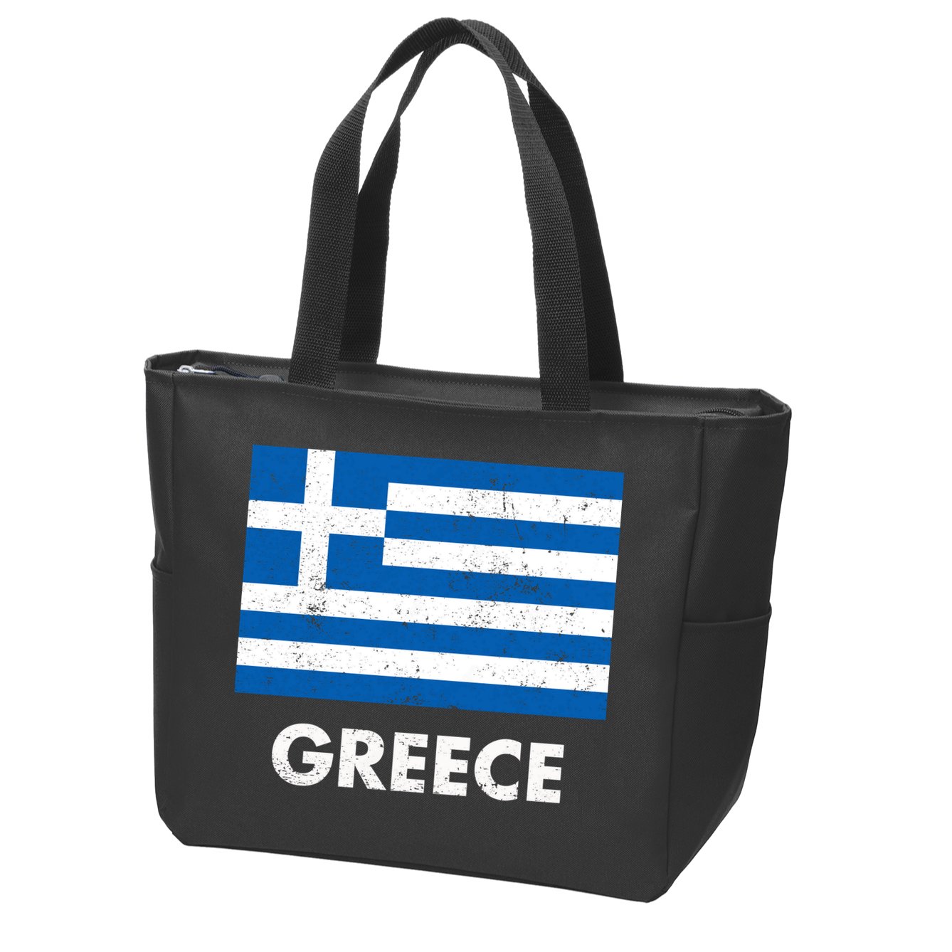 Greek Greece Flag Cool Gift Zip Tote Bag