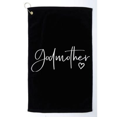 Godmother Gifts For Women Heart MotherS Day Godmother Platinum Collection Golf Towel