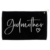 Godmother Gifts For Women Heart MotherS Day Godmother Grommeted Golf Towel