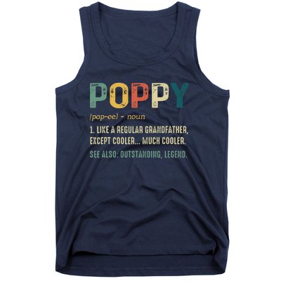 Grandpa Gifts For Poppy Fathers Day Birthday Tank Top