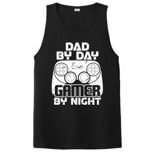 Gaming Games Fathers Day Dad By Day Gamer By Night Gift PosiCharge Competitor Tank