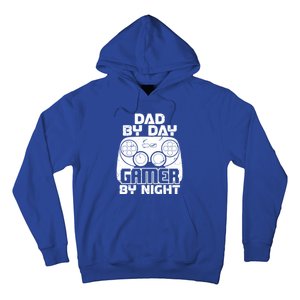 Gaming Games Fathers Day Dad By Day Gamer By Night Gift Hoodie