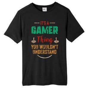 Gaming Gifts For Teenage 816 Year Old Christmas Gamer  Tall Fusion ChromaSoft Performance T-Shirt