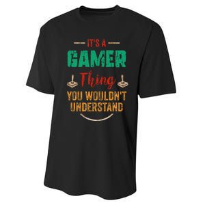 Gaming Gifts For Teenage 816 Year Old Christmas Gamer  Performance Sprint T-Shirt