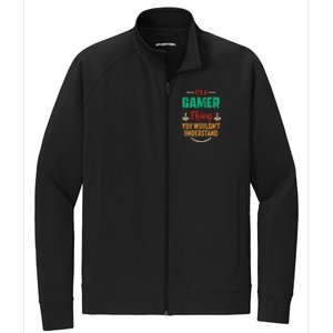 Gaming Gifts For Teenage 816 Year Old Christmas Gamer  Stretch Full-Zip Cadet Jacket