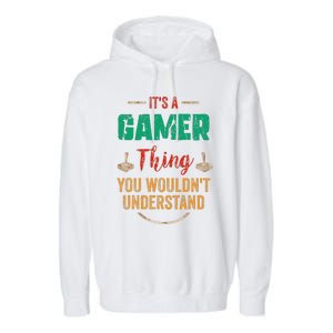 Gaming Gifts For Teenage 816 Year Old Christmas Gamer  Garment-Dyed Fleece Hoodie