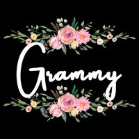 Grandmother Grammy Floral Cute Gift Flat Bill Trucker Hat