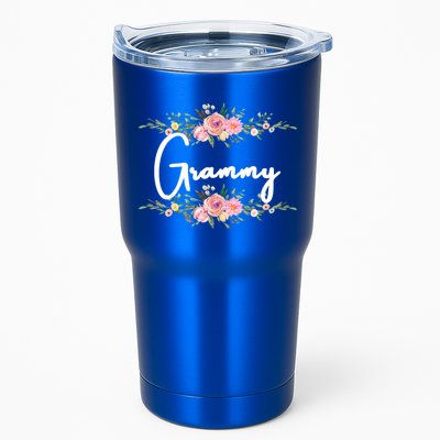 Grandmother Grammy Floral Cute Gift Tumbler