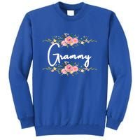 Grandmother Grammy Floral Cute Gift Tall Sweatshirt