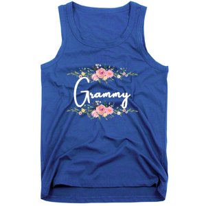 Grandmother Grammy Floral Cute Gift Tank Top