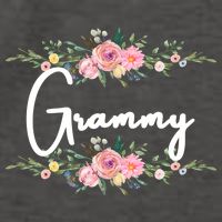 Grandmother Grammy Floral Cute Gift Vector Backpack