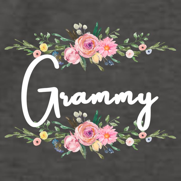 Grandmother Grammy Floral Cute Gift Vector Backpack