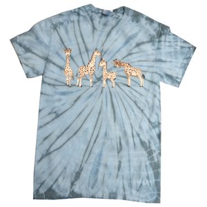 Giraffe Gift For Animal Love Tie-Dye T-Shirt