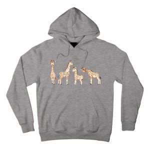 Giraffe Gift For Animal Love Tall Hoodie