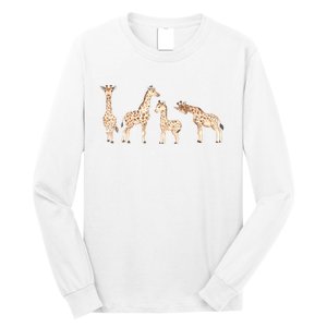 Giraffe Gift For Animal Love Long Sleeve Shirt